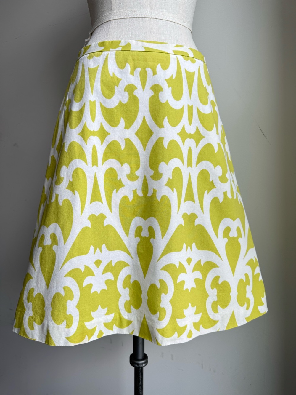 Vintage J Crew 💯 cotton lined A-line skirt